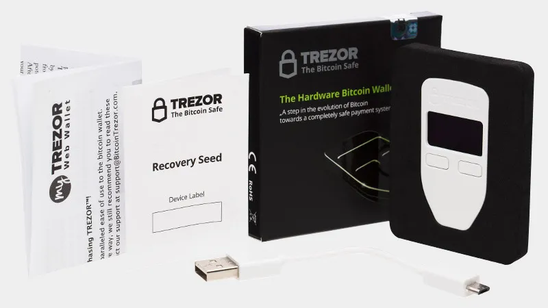 新着商品】ビットコインウォレットTREZOR（トレザー） (ホワイト)-